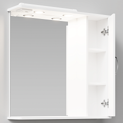 Водолей Мебель для ванной Колумбия 75 R белый – фотография-10